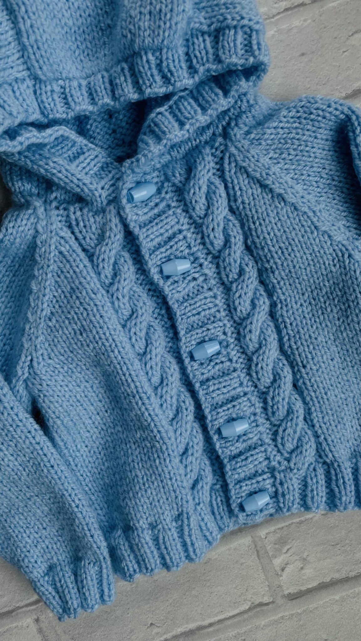 Hand Knit Aran Hoodie - main product image