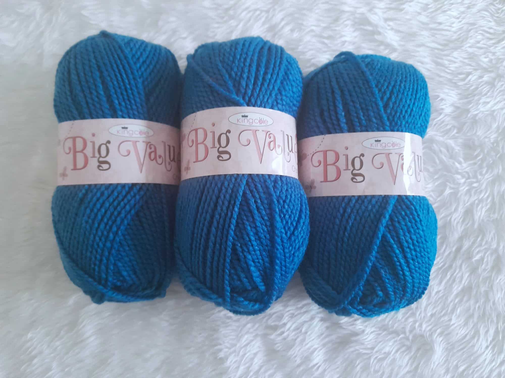 CLEARANCE! 300gms King Cole Big Value Chunky~Denim - main product image