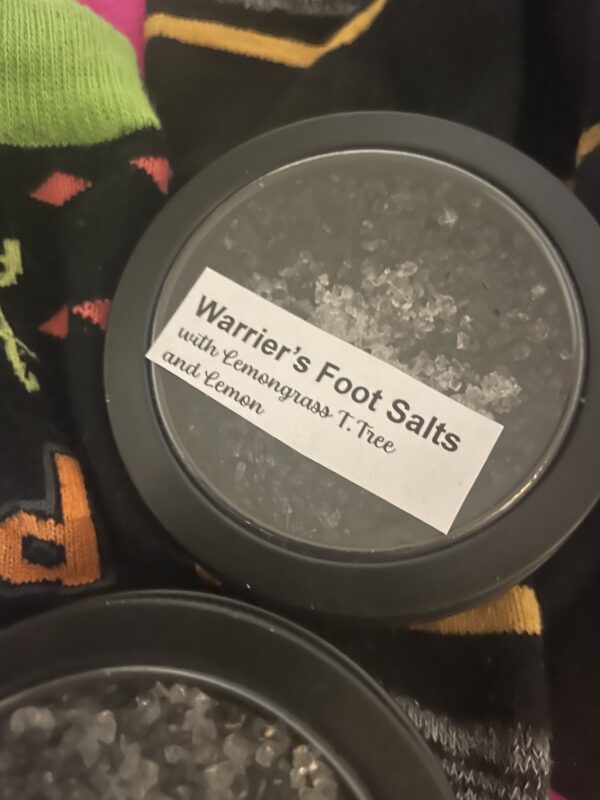 Warriors black lava Foot Salts - main product image