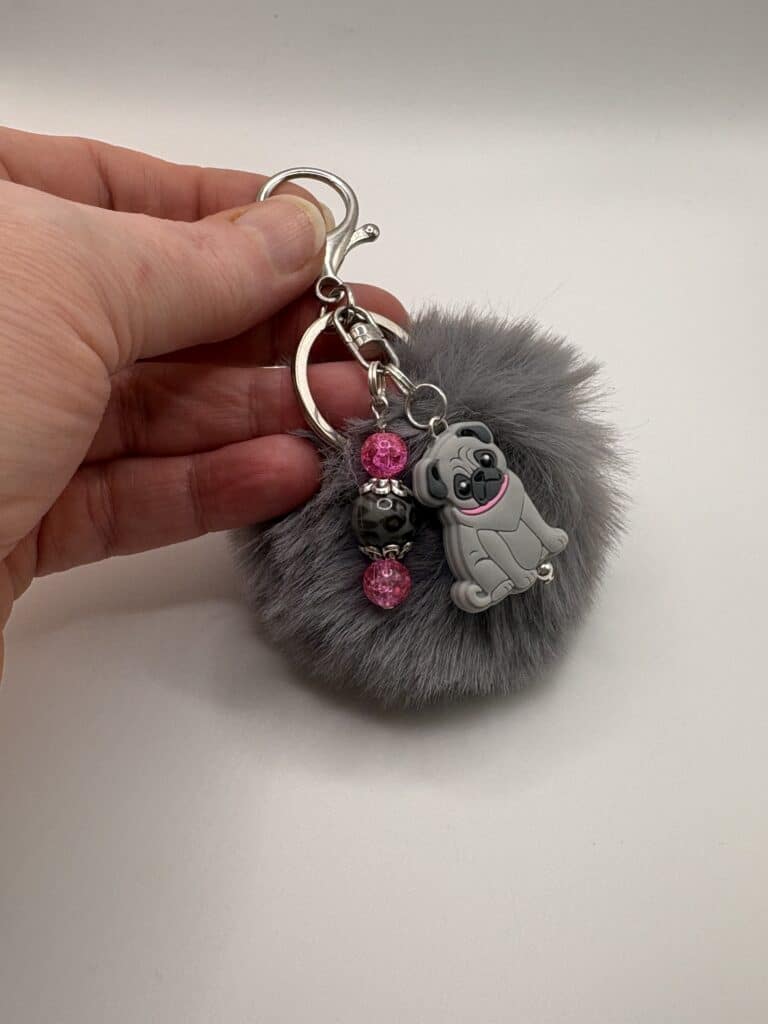 Pom Pom Dog Charm