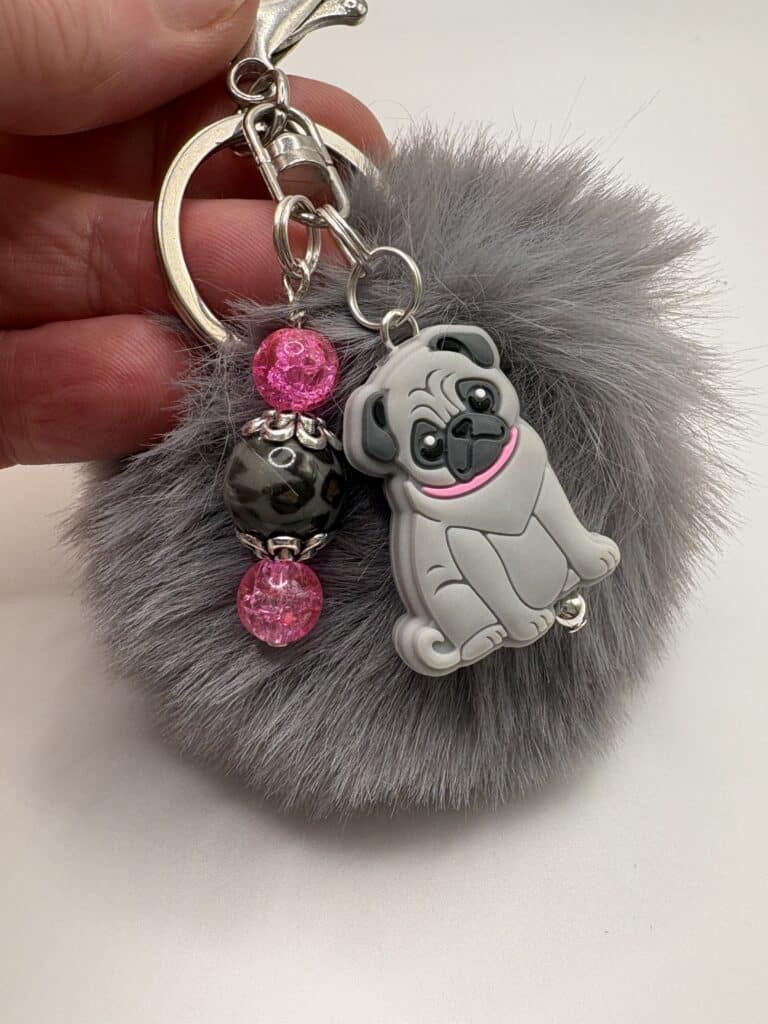Pom Pom Dog Charm