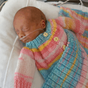 Hand-Knitted Blanket and Cardigan~Premature: placeholder image (loading)