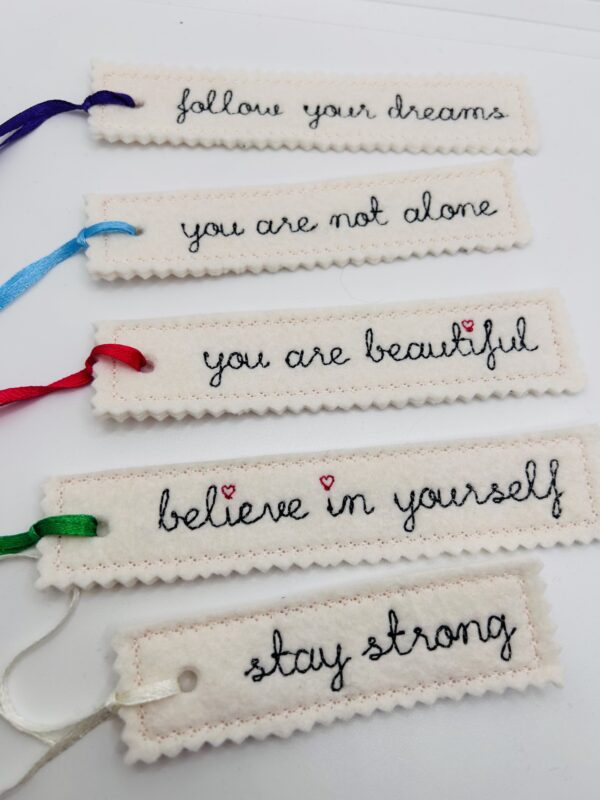 Positive Affirmation Felt Gift Tags – Perfect For That Special Gift - main product image