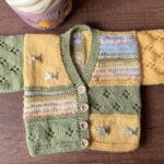 Hand knitted Baby cardigan