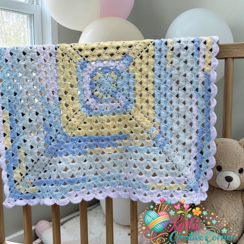 Hand Crocheted Baby blanket