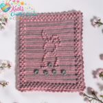 Hand Crocheted Bunny Baby Blanket