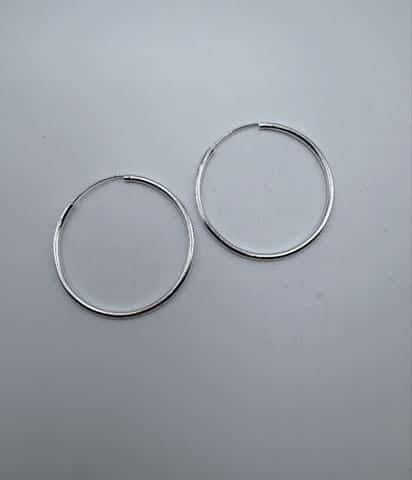 Sterling Silver Hoop Earrings