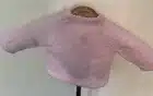 Hand Knitted Pink cardigan – 16″ Chest (0 – 3 months)
