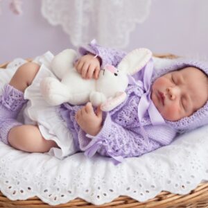 Baby Moonbeam Knitting Pattern~3-Piece Matinee Set~4ply~0-3 months