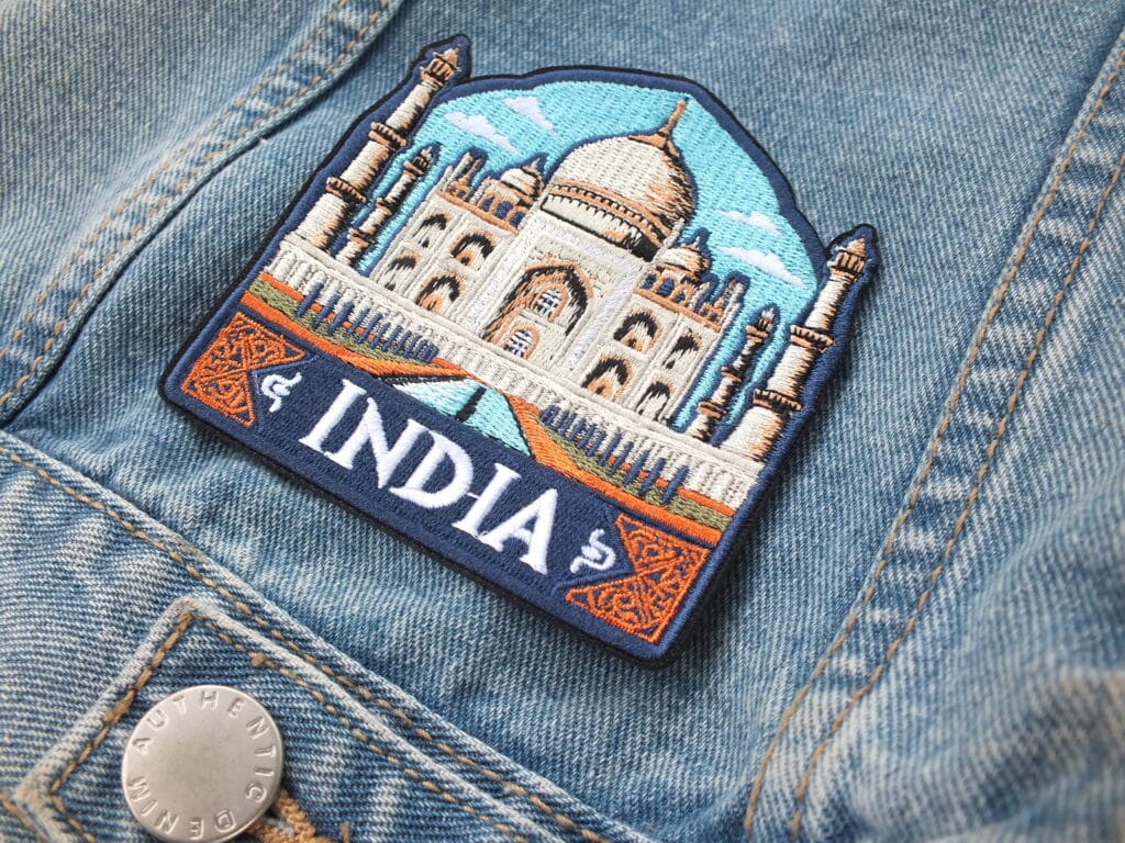 Taj Mahal India Iron On Patch