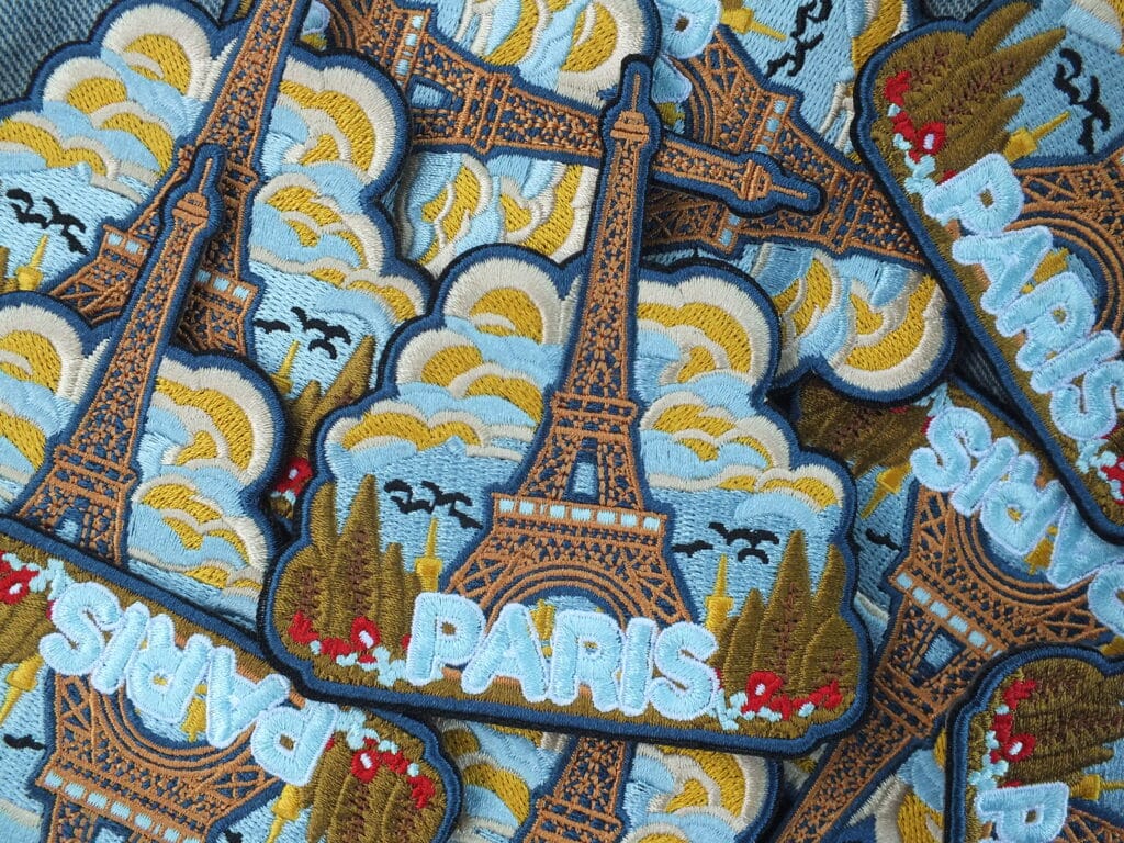Paris Eiffel Tower Iron On Patch