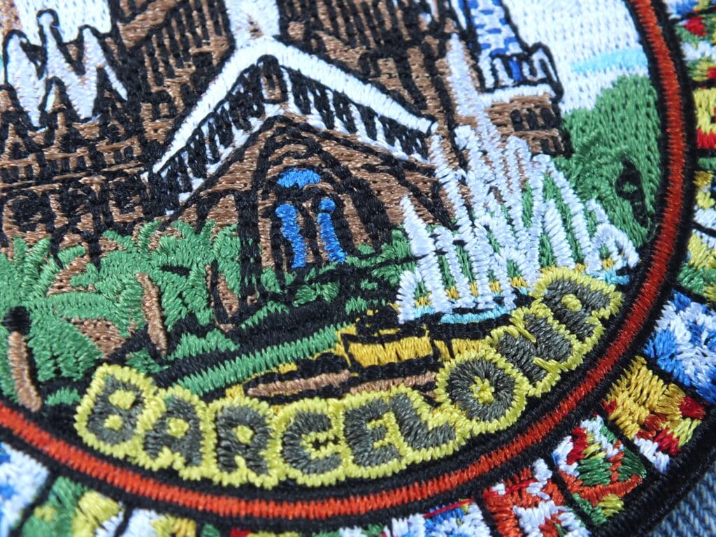 Barcelona Iron On Patch