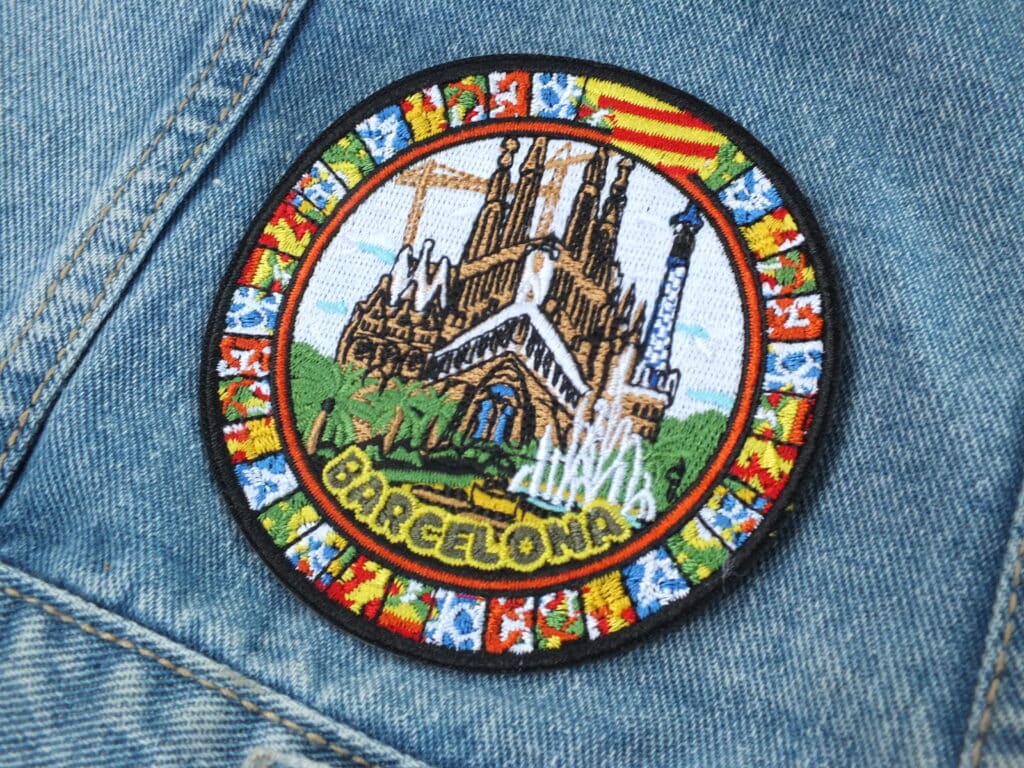 Barcelona Iron On Patch