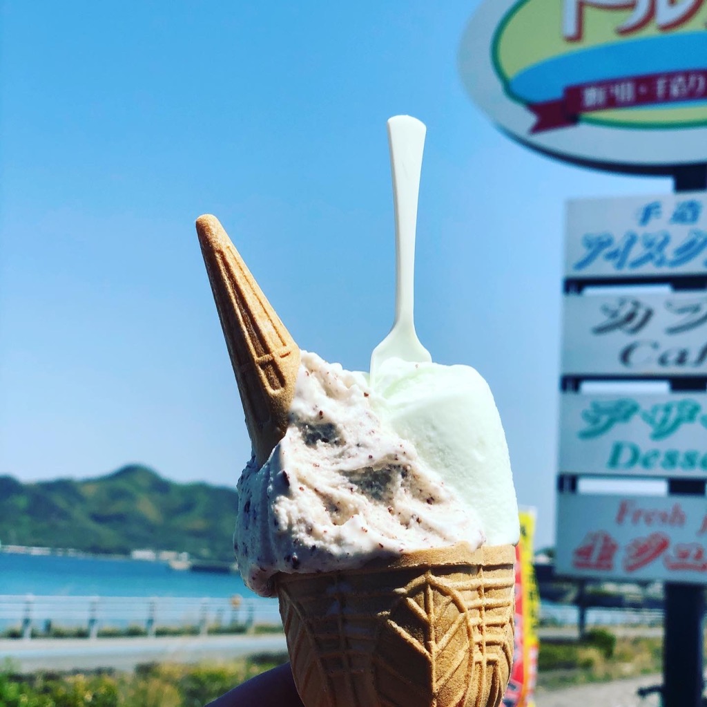 ジェラード 塩+チョコ