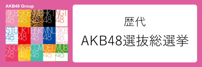 歴代 Akb 選抜総選挙 リアルタイムランキング 投票