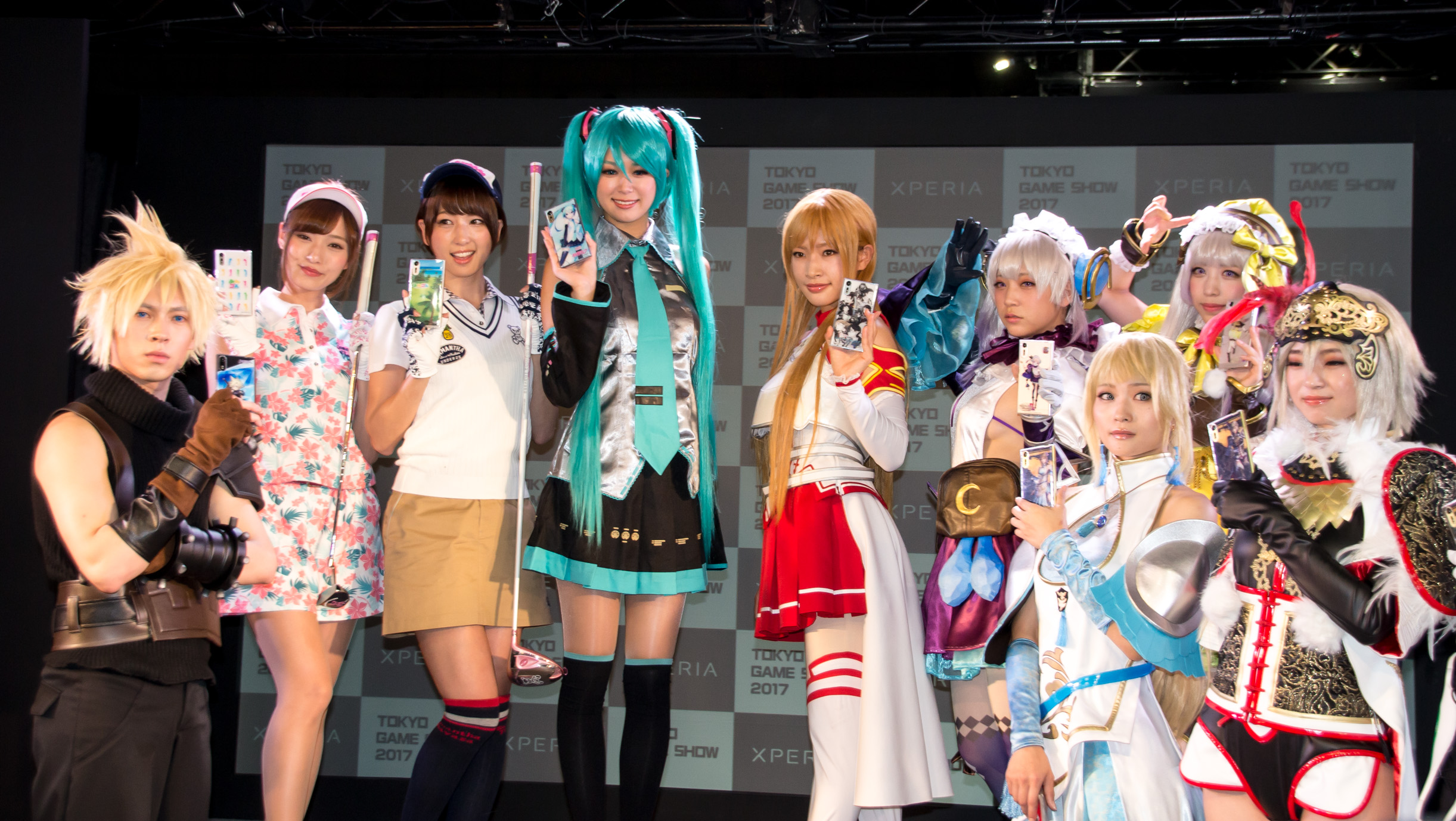 Ffキャラや初音ミクなどコスプレイヤー勢揃い 東京ゲームショウ17 Xperiaステージイベント Tgs17 Time To Live Forever