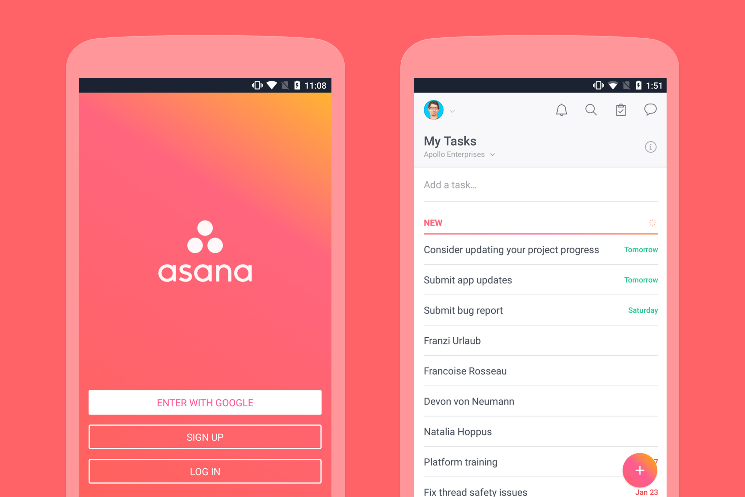 Asana Productivity With Personality Library Google Design