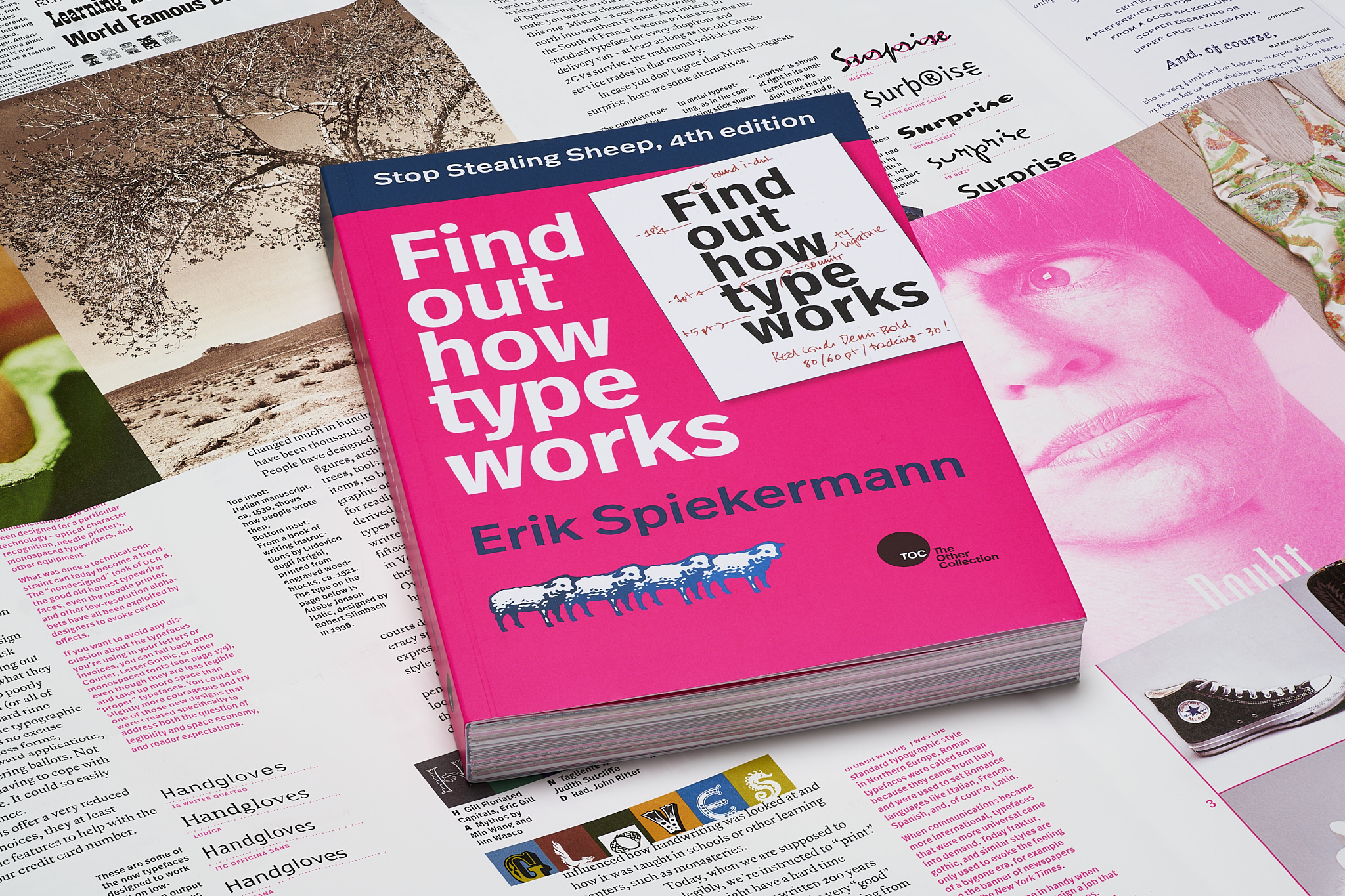 Book cover for “Stop Stealing Sheep and find out how type works, 4th edition”.