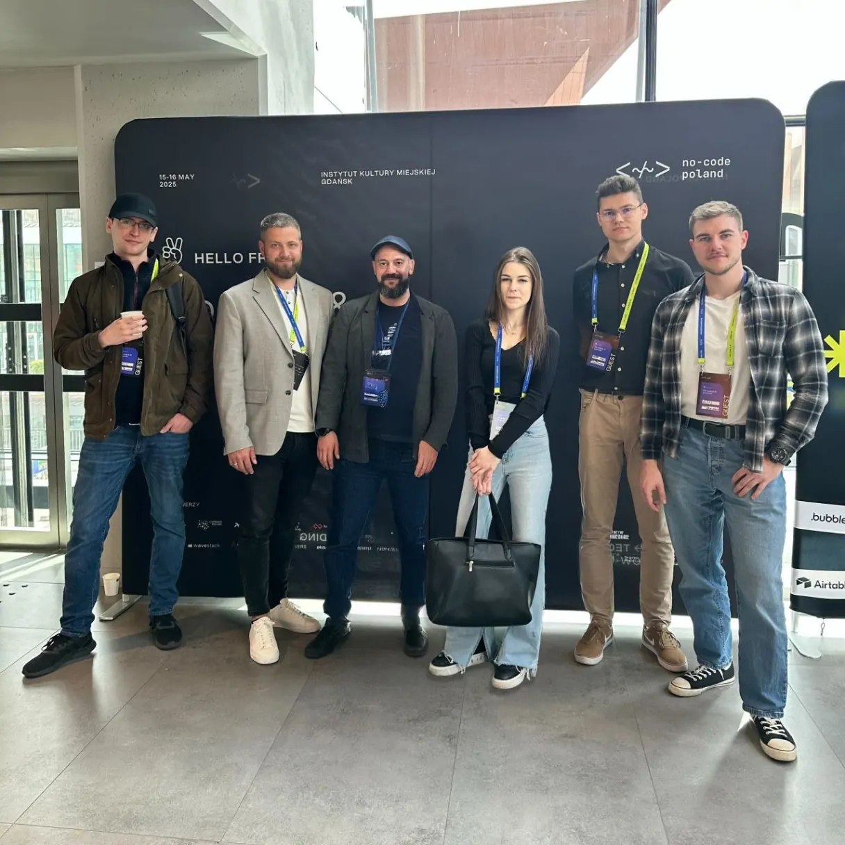 Nasza ekipa na No-Code & AI Event#3 w Gdańsku