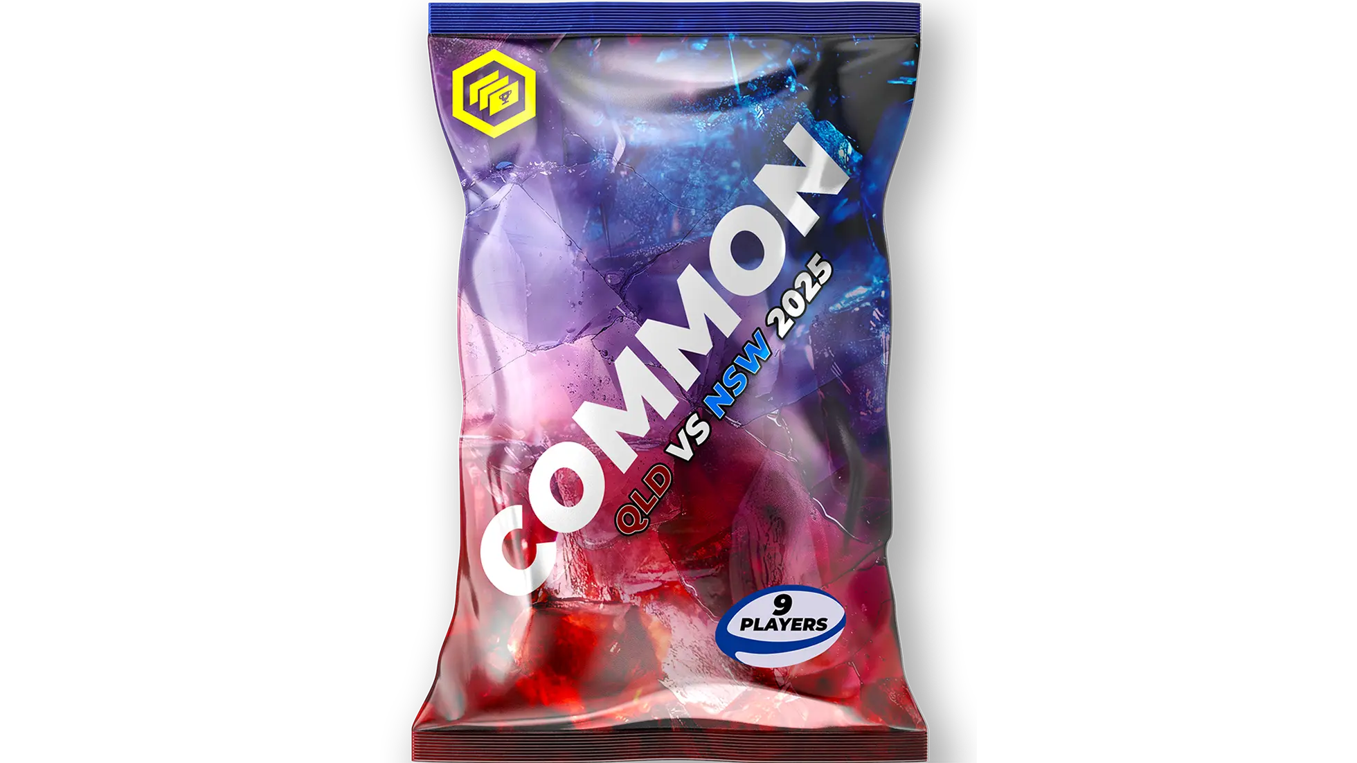 Rugby League - 9 Common pack with a chance of getting a QLD Vs NSW card