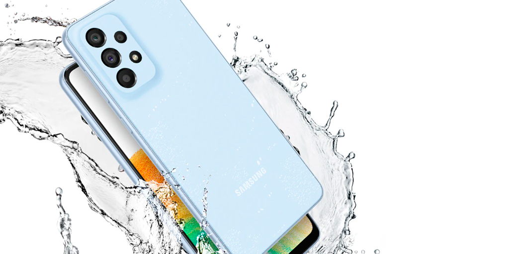 Samsung Galaxy A33 es resistente al agua y al polvo IP67