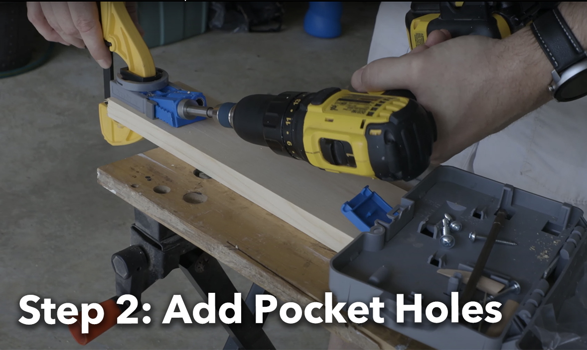 Step 2: Add the Pocket Holes