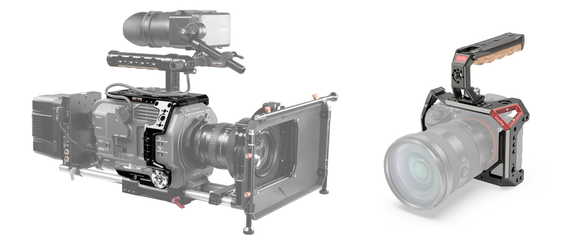 Assembling versatile filmmaking camera rigs