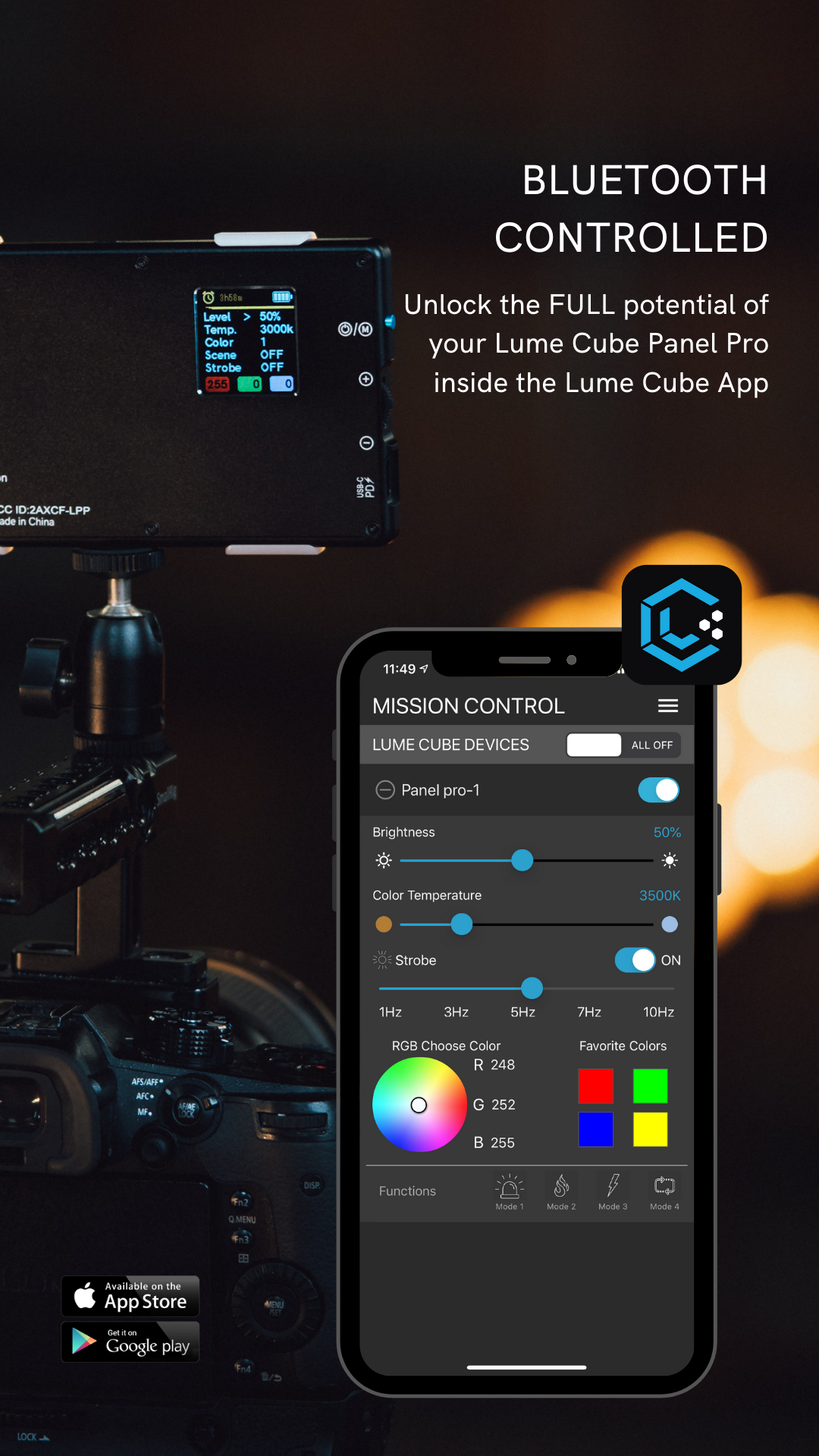 lume cube panel pro RGB