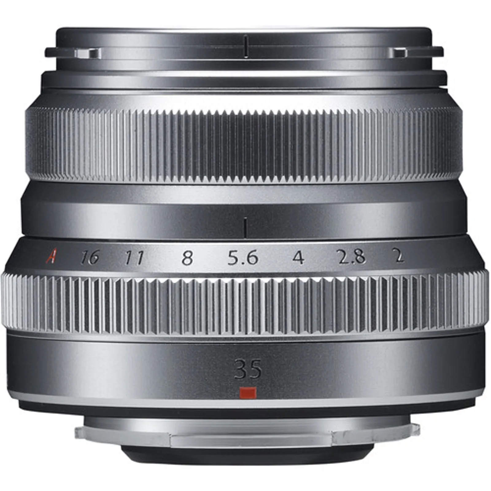 FUJIFILM XF 35mm f/2 R WR Silver Lens