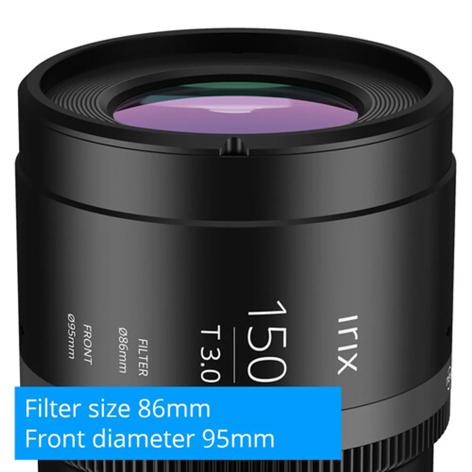 IRIX 150mm T3.0 1:1 Cinema Lens for FUJIFILM X Mount