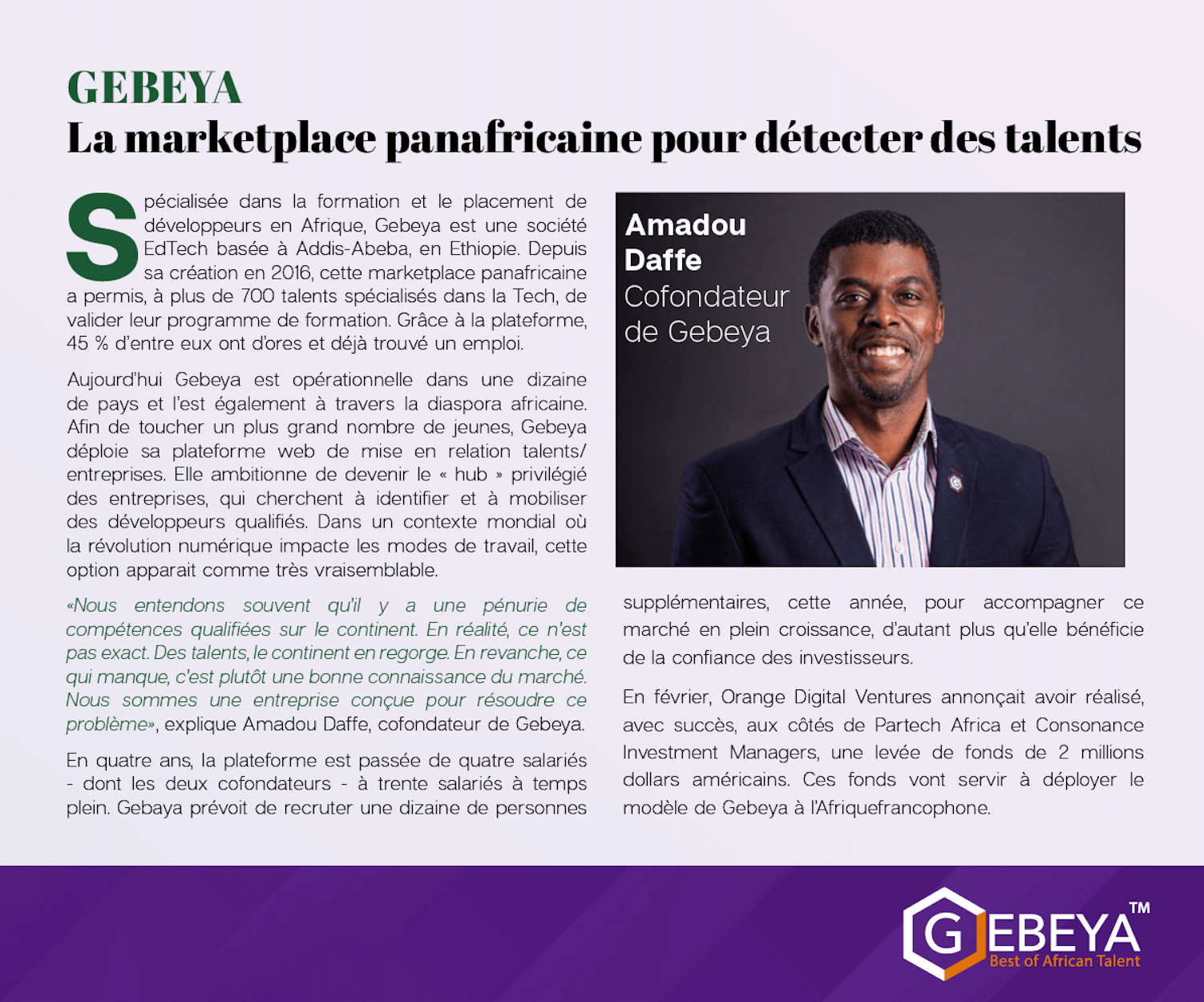 The Pan-African Marketplace for Detecting Talents