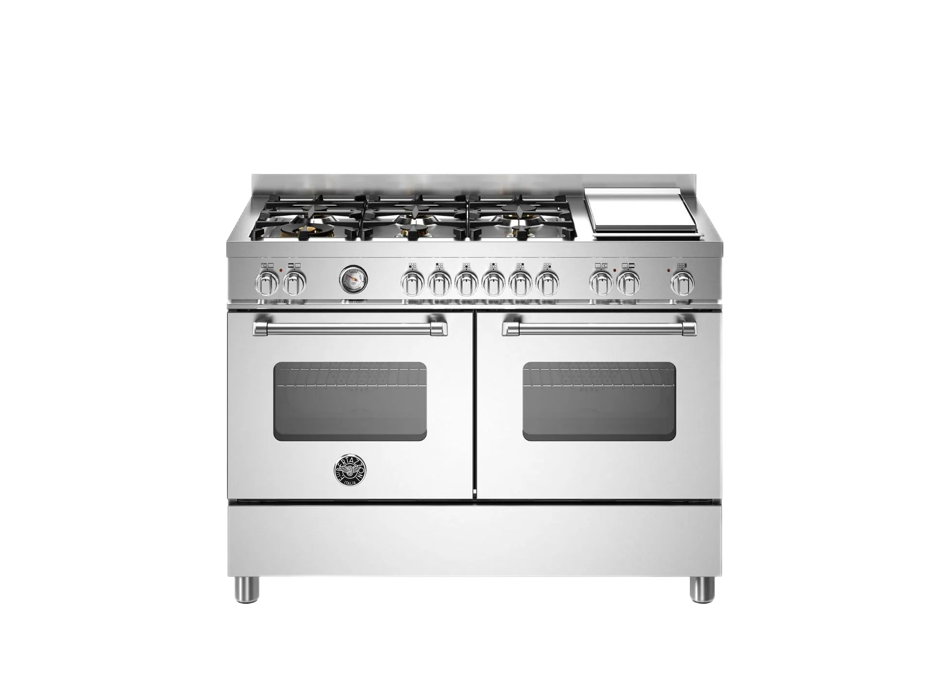 Bertazzoni Master, Spis 120x60 2 Ugnar, Rostfritt Gasspisen.se