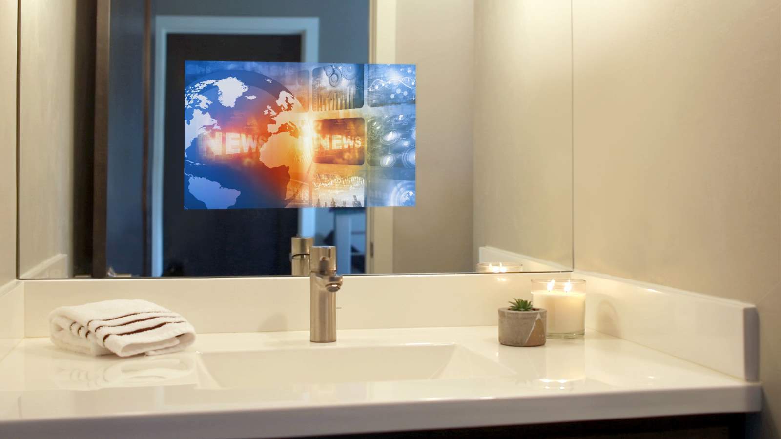 How To: Make Your Own Dual Purpose TV-Mirror | Apartment Therapy