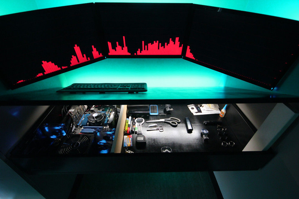 Before After The Converted Closet Floating Desk Home Office