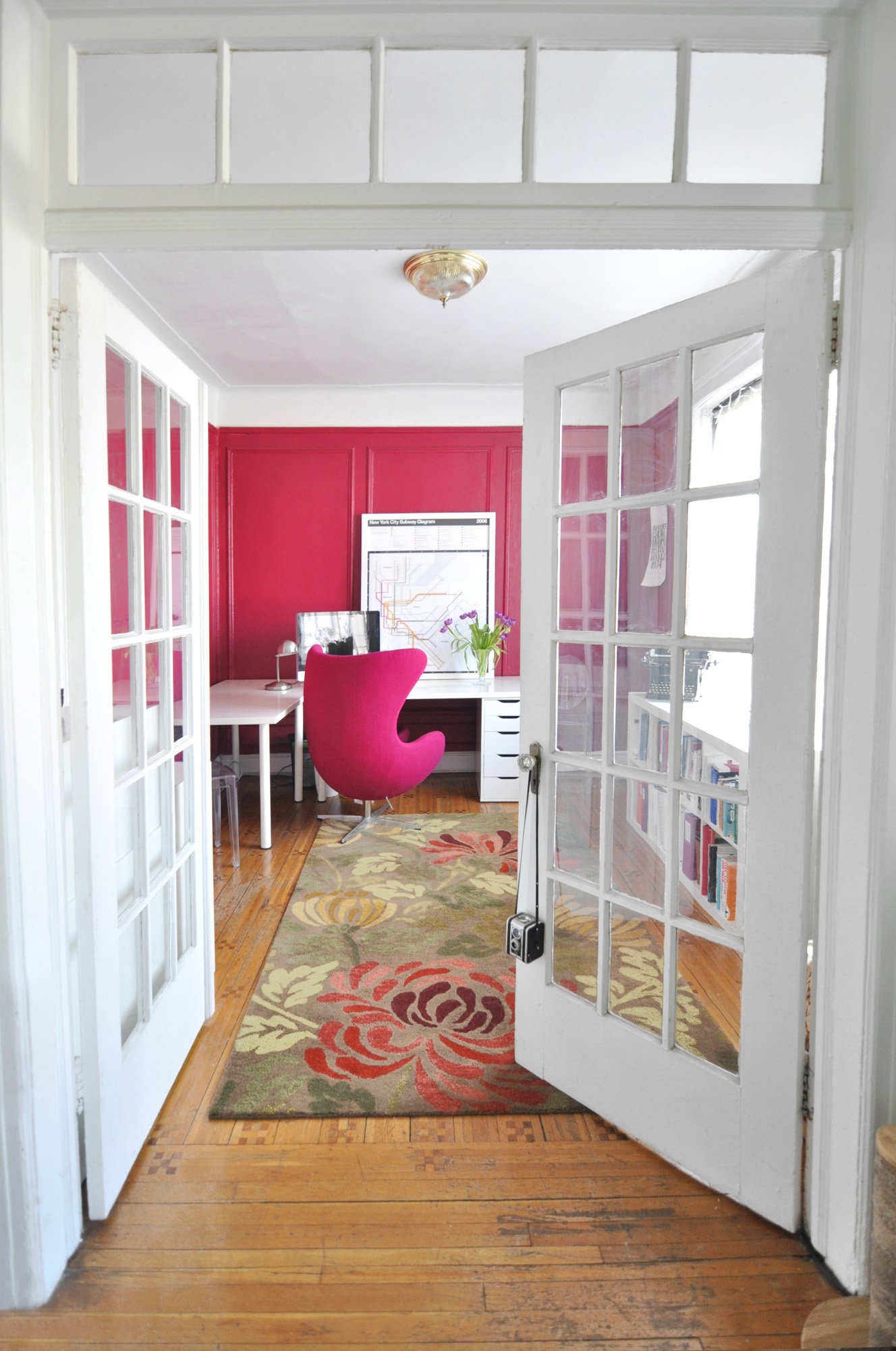 Katie's Colorful Live/Work Space in Brooklyn | Apartment Therapy