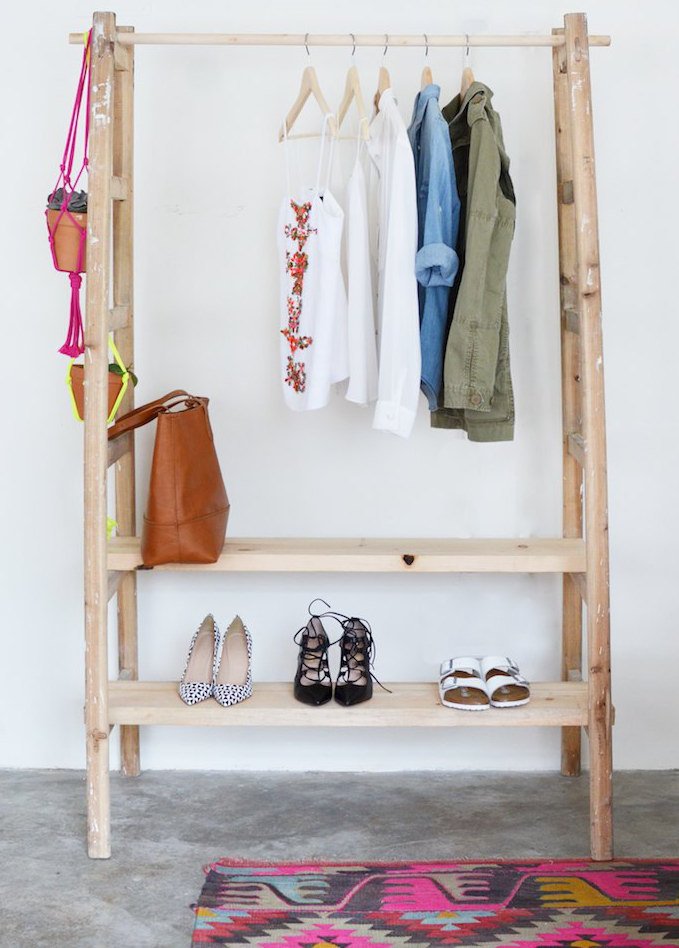 DIY Update: The Ladder Shoe Shelf