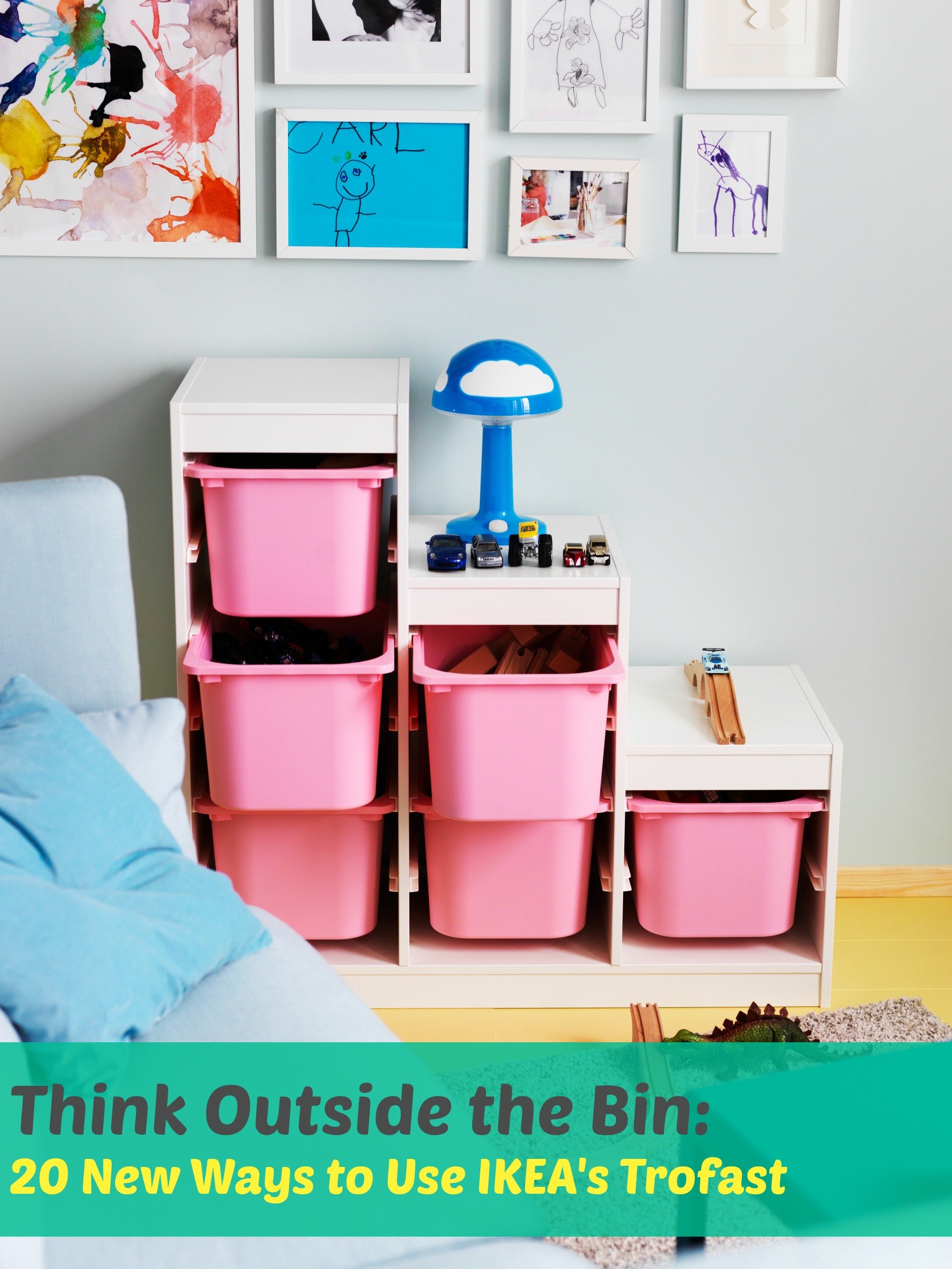 IKEA Trofast Toy Bin Storage Hacked- Playroom Project 1!