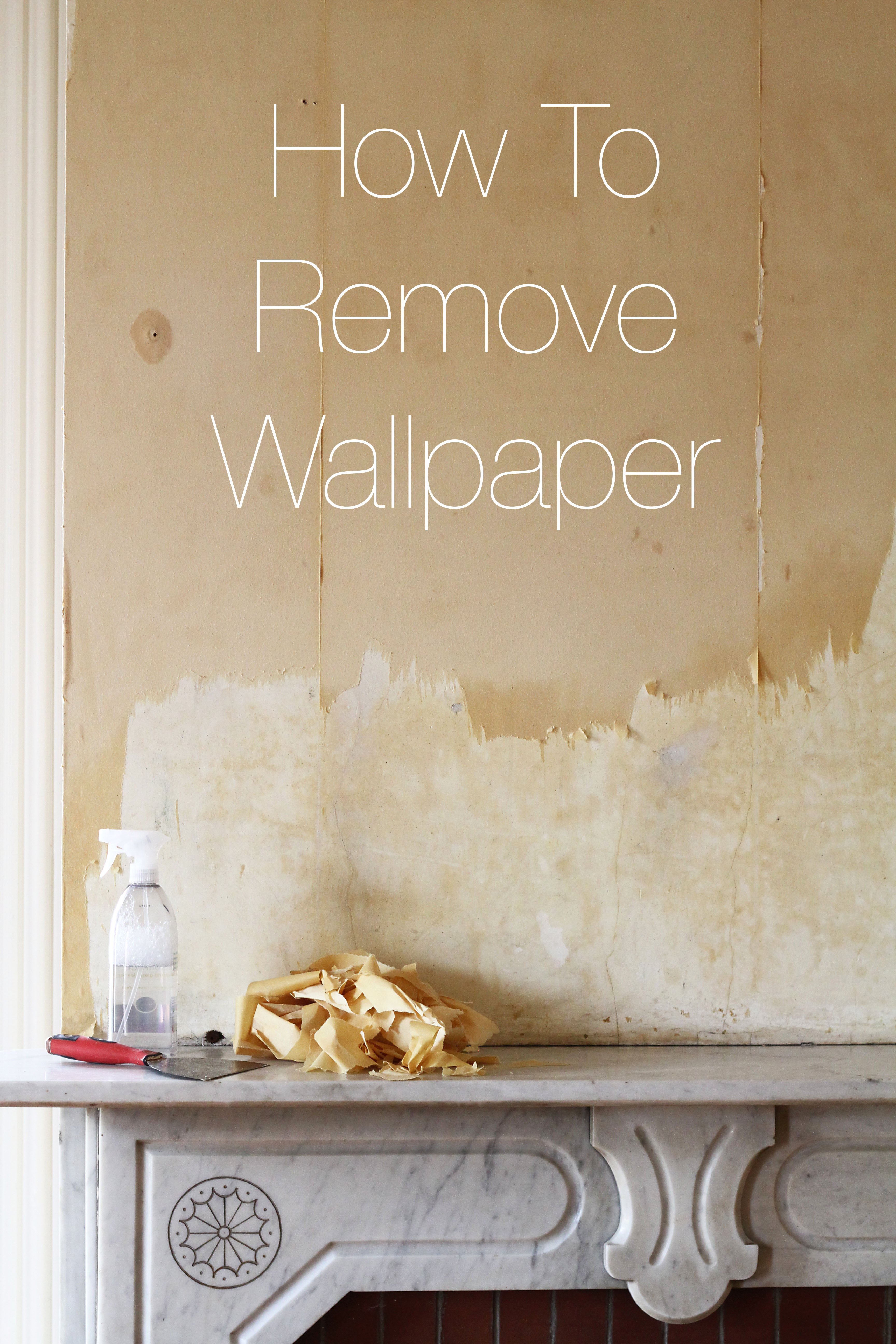 Remove Wallpaper Water Vinegar