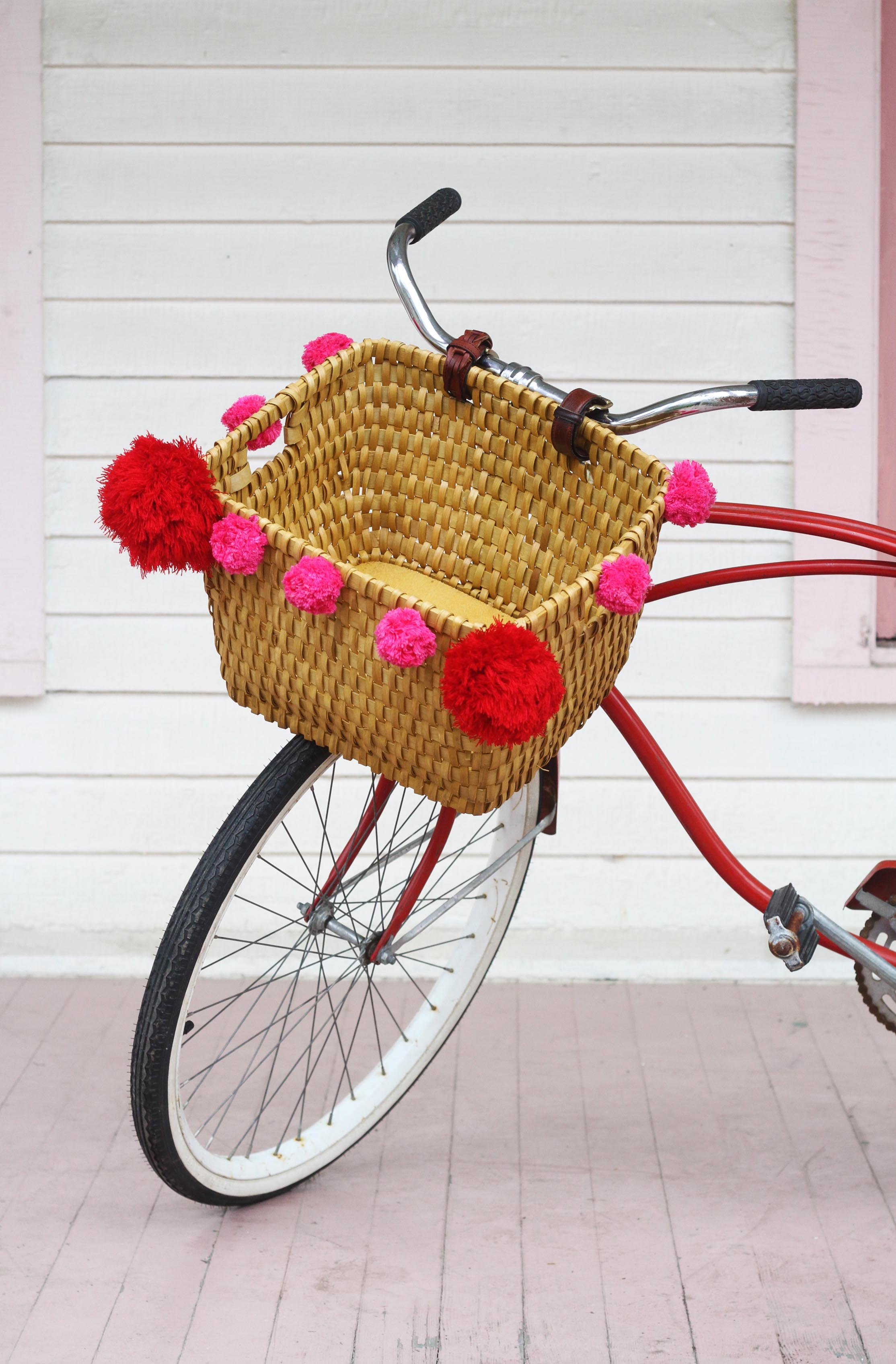 bicycle with a basket