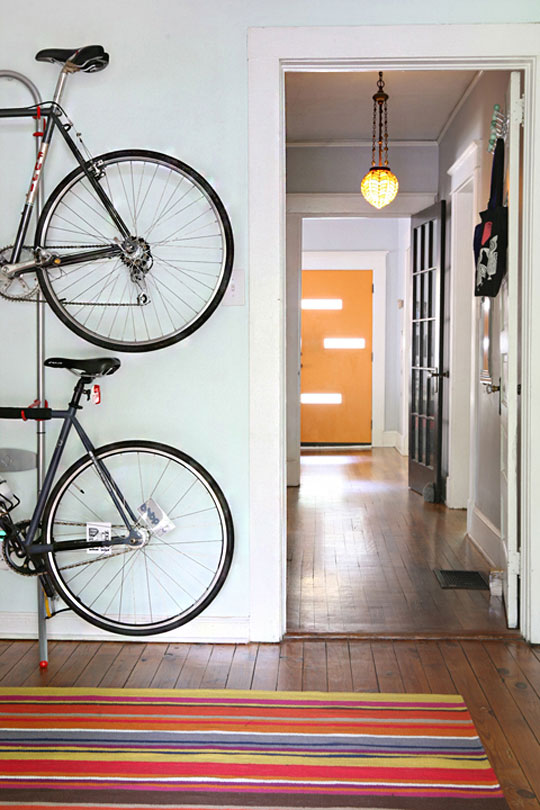 DIY Ideas 9 Bike Stands You Can Make Yourself Apartment Therapy