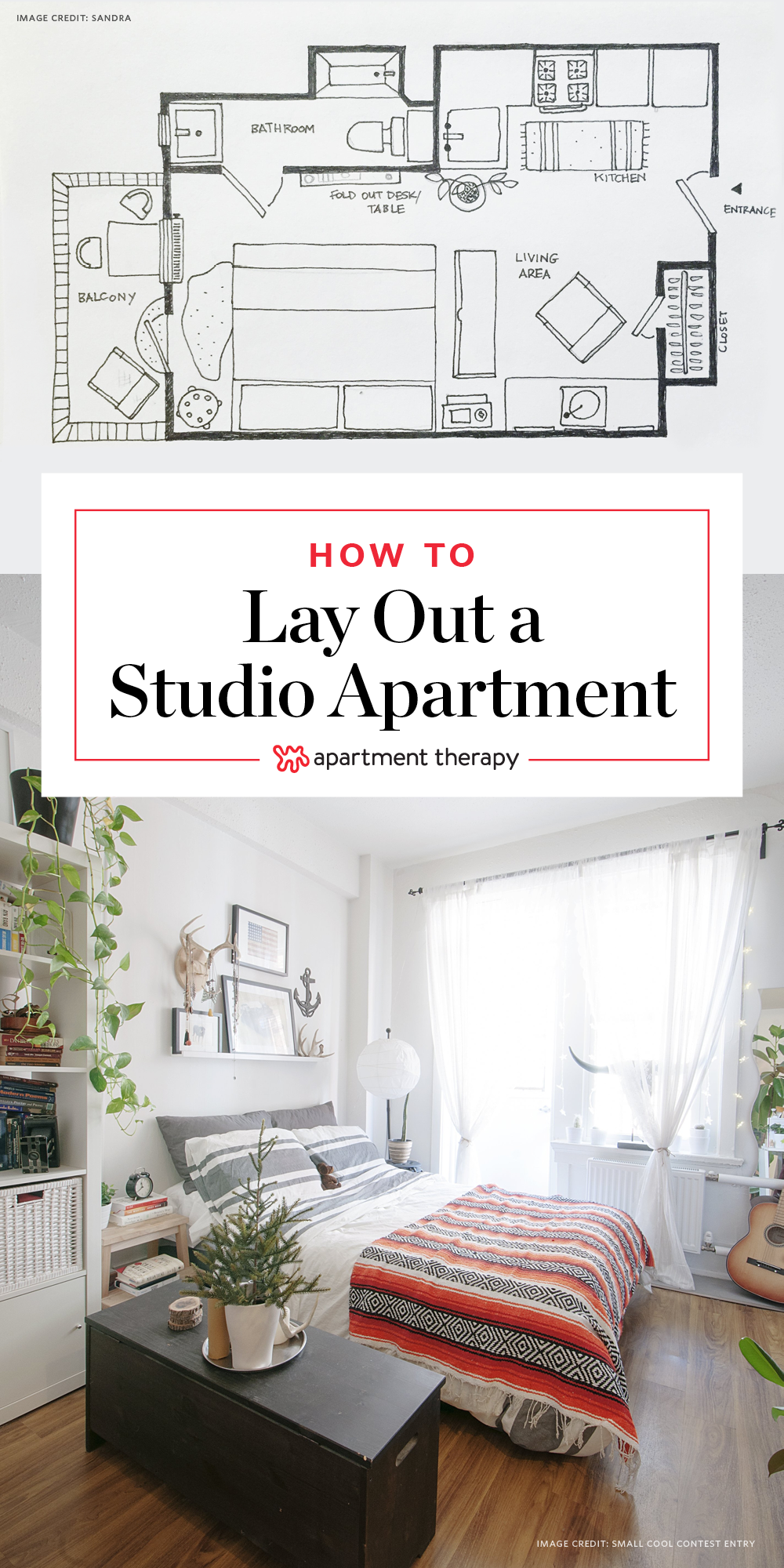 studio apartment design layout