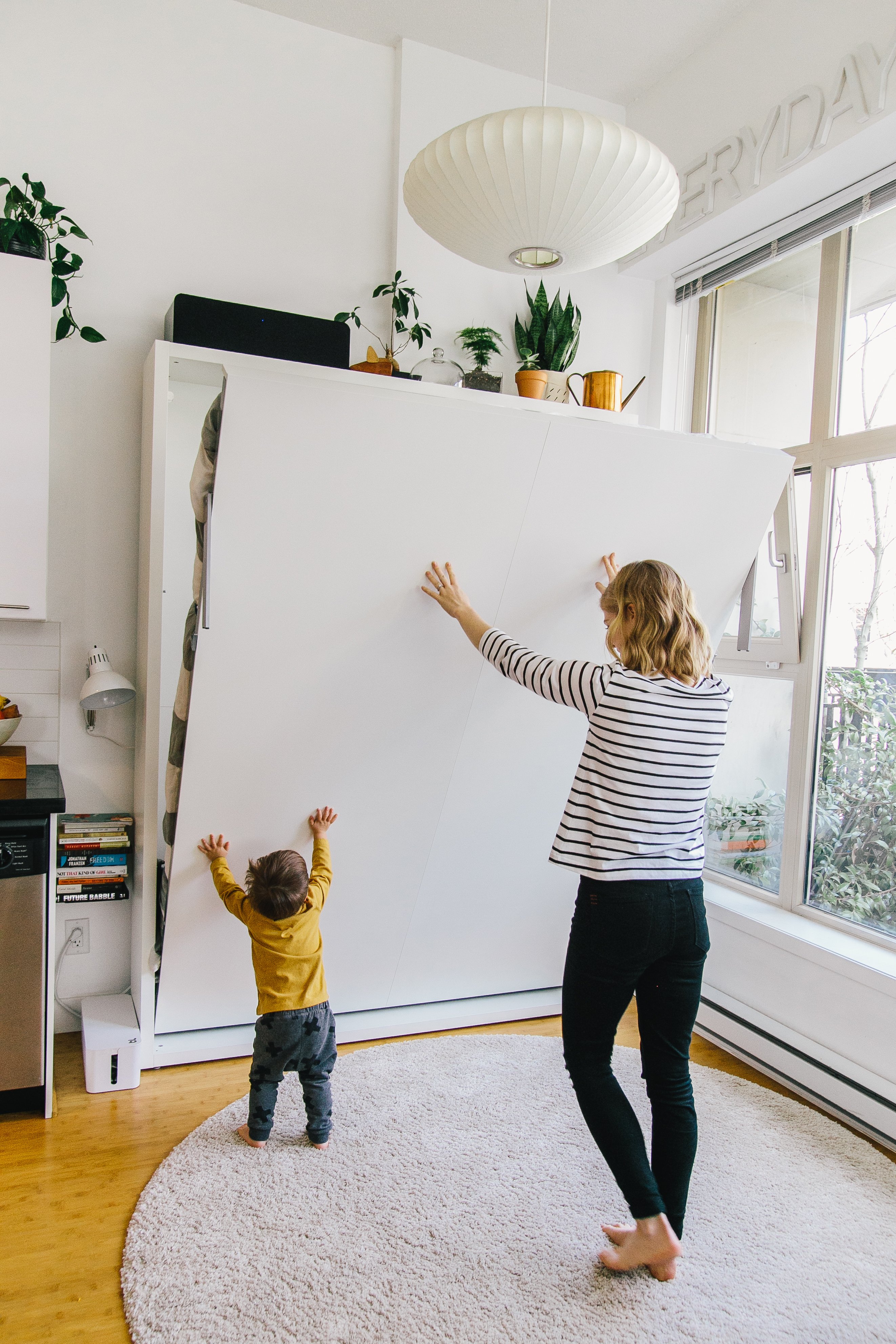 murphy bed in nursery