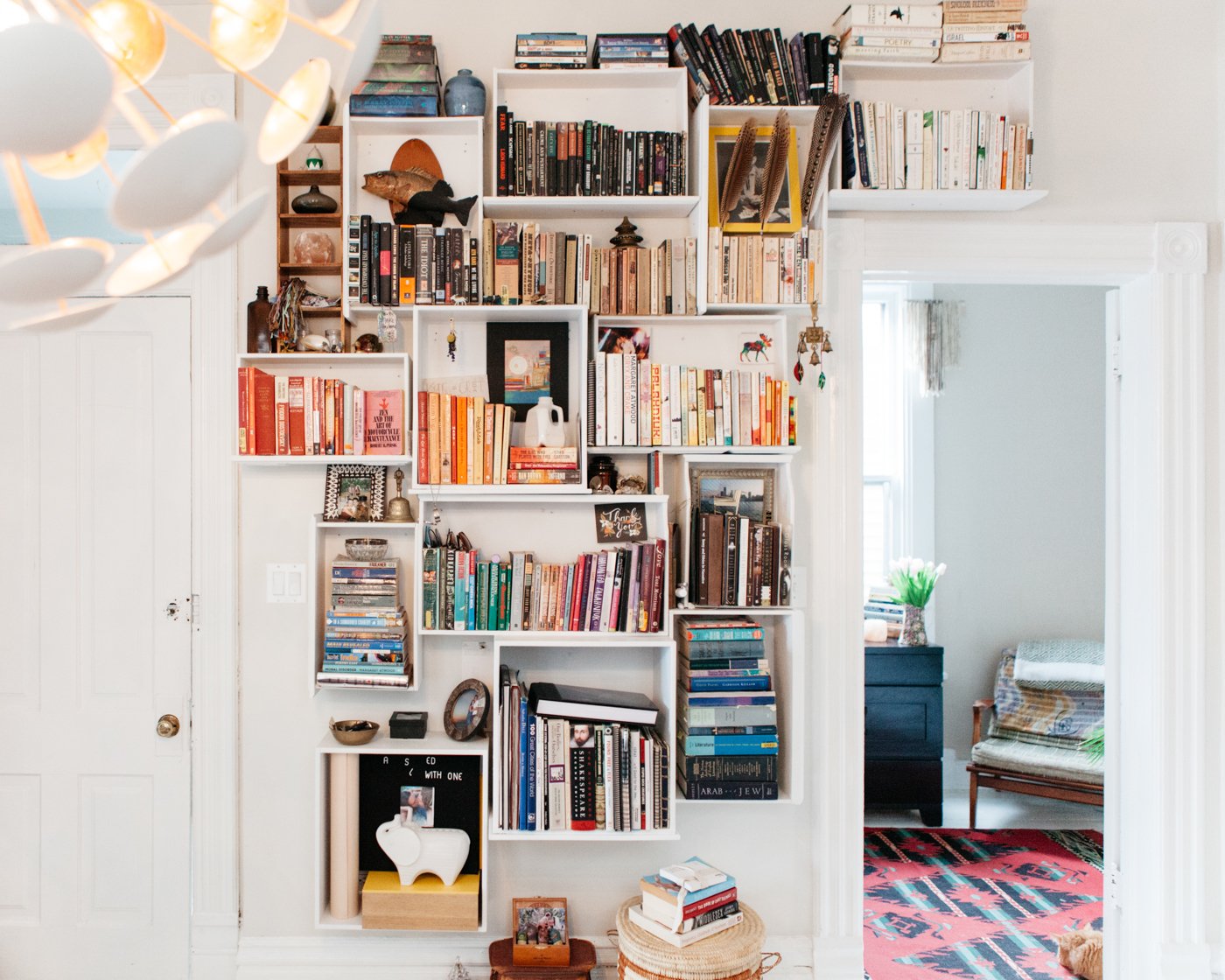 Bedroom Storage Ideas: Dresser & Bookshelves