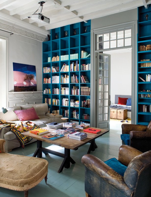 Bold Built Ins 10 Times Shelving Was, Color Ideas For Built In Bookcases