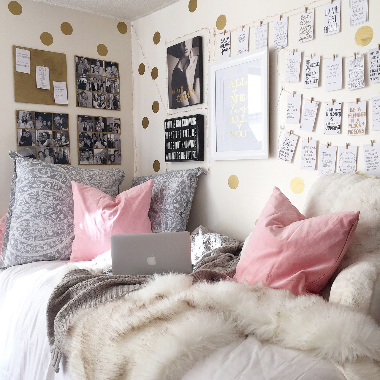 Inspiration From 10 Super Stylish Real Dorm Rooms