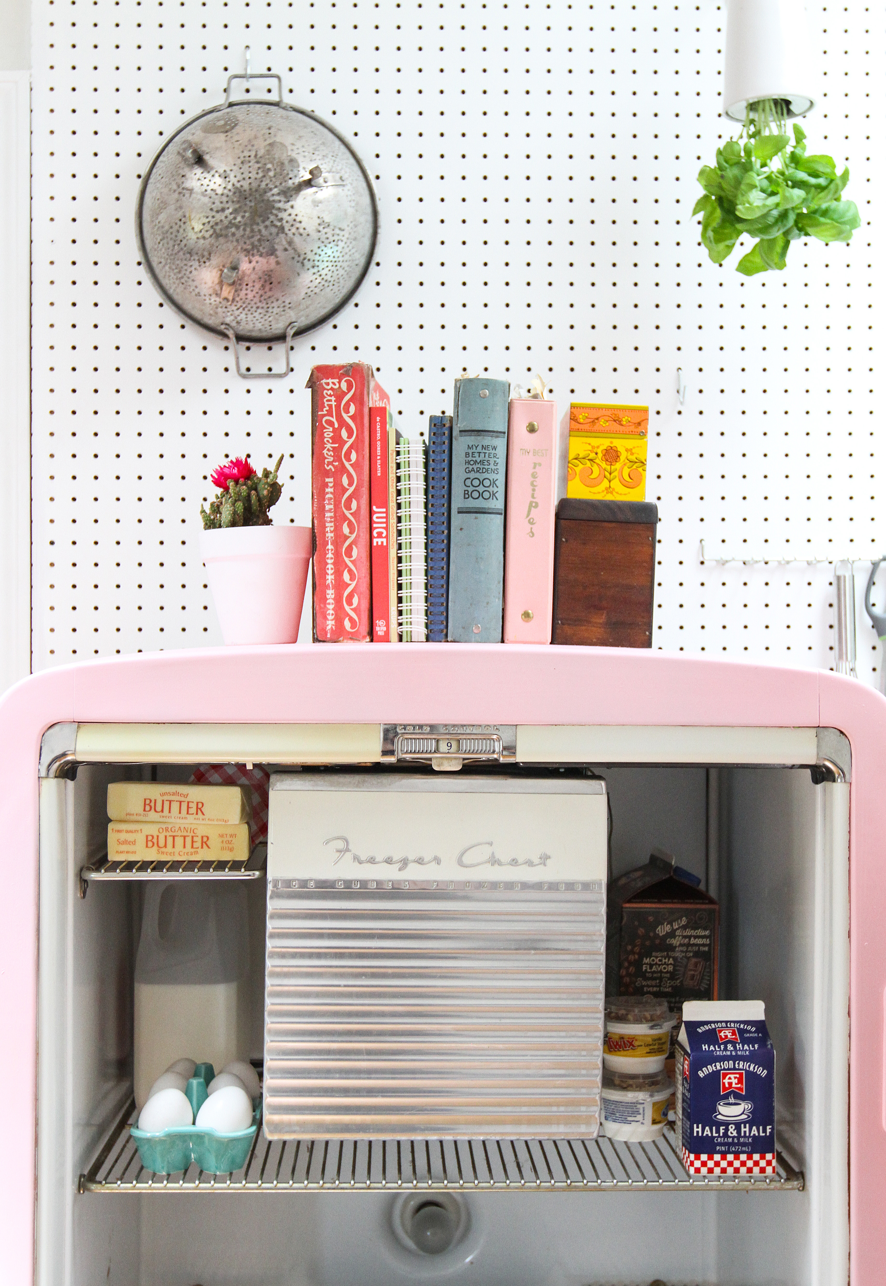 How to Paint a Fridge ( Inspired by a $2,999 Retro SMEG ) - A