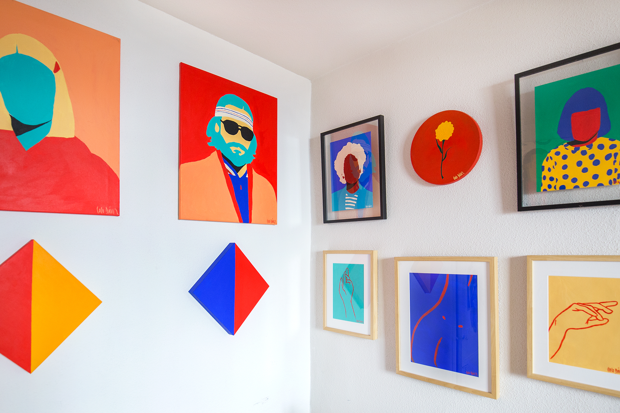 House Tour: Colorful Art in a Stunning Spanish Studio | Apartment