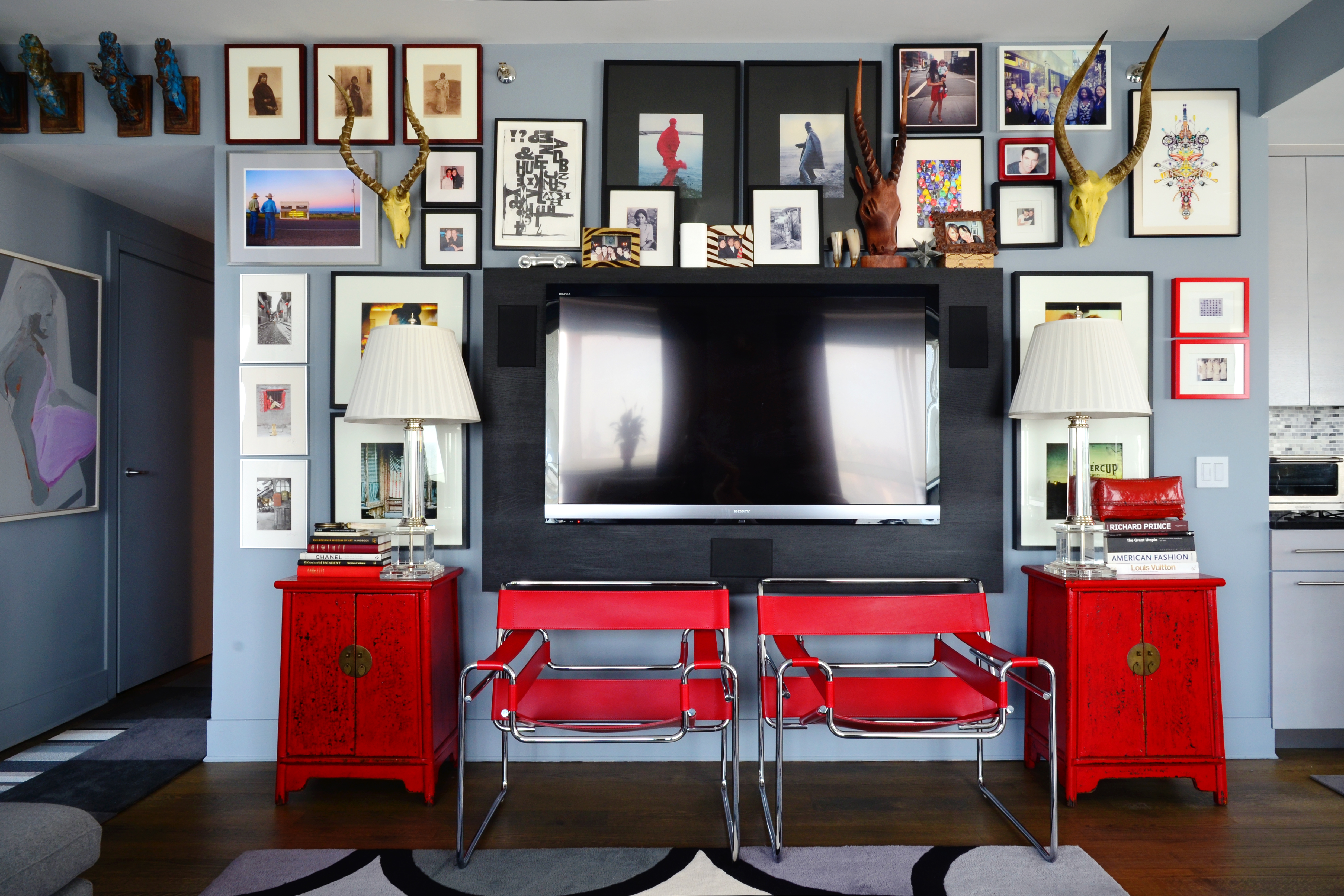 House Tour A Designer S Bold Gray Red Brooklyn Abode House Tour A Designer S Bold Gray Red Brooklyn Abode