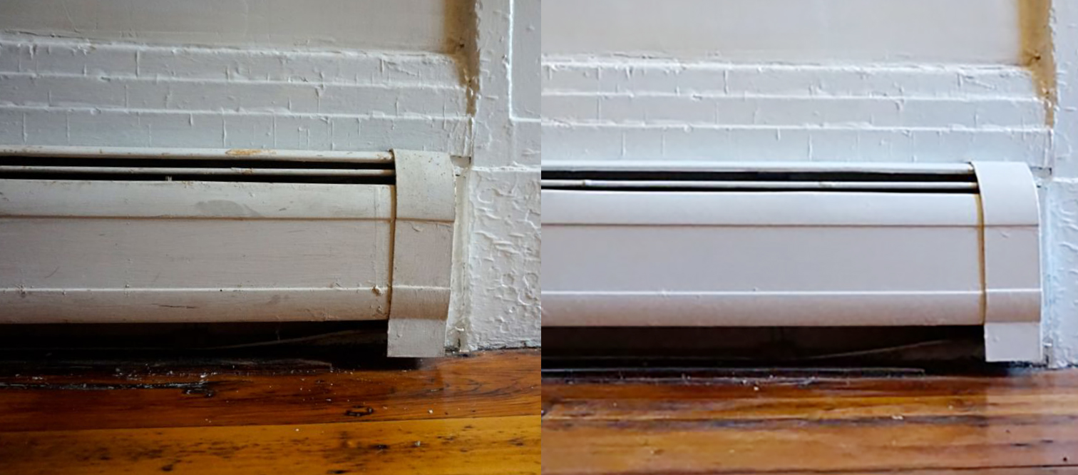 How To Paint Metal Baseboard Heater Covers Tutorial