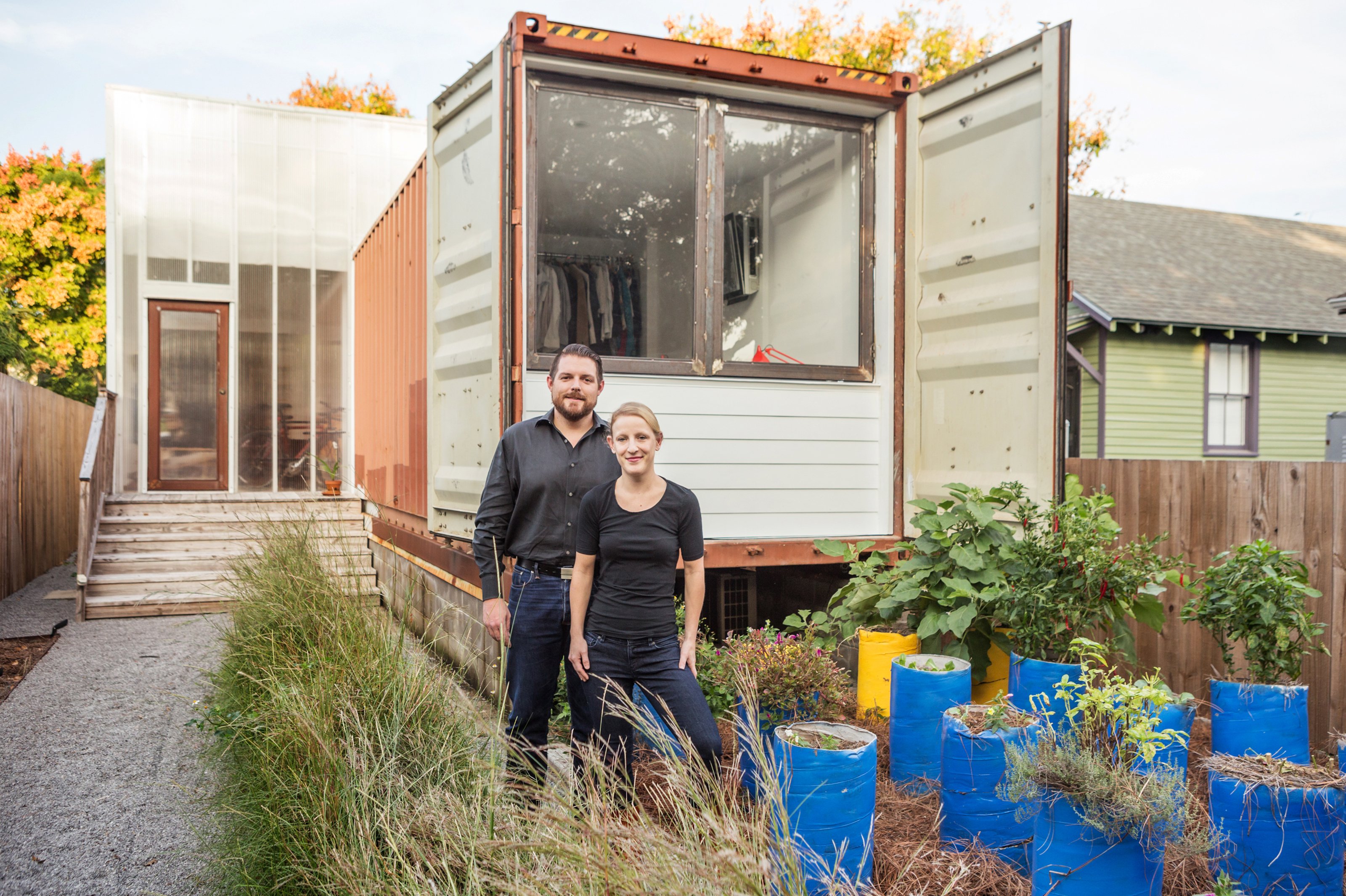 single shipping container homes